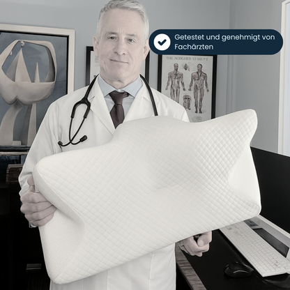 Ergonomisches Kissen zur Nackenschmerzlinderung